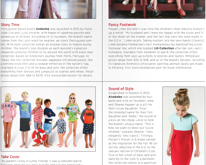 Hello February: Lili Collection in Earnshaw’s Magazine!