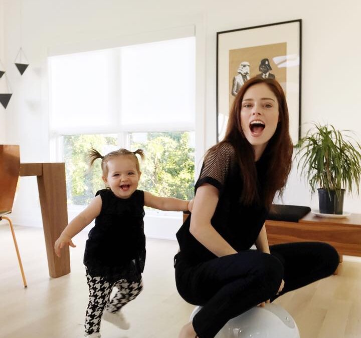 Coco Rocha Cuteness: Daughter Ioni in Infantium Victoria Again!