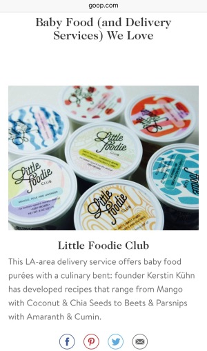 little foodie club baby food delivery lanch
