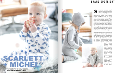 Brand Spotlight: Scarlett + Michel Profiled in Poster Child Magazine