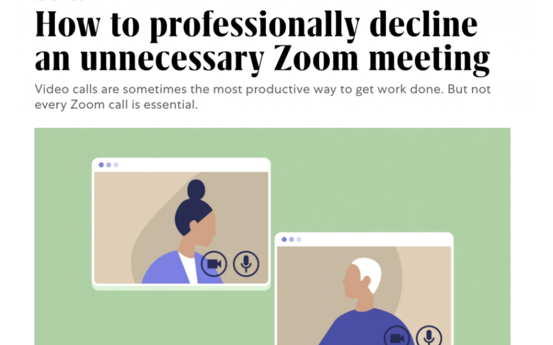 Zoom Etiquette: Leena Alsulaiman Quoted in Fast Company