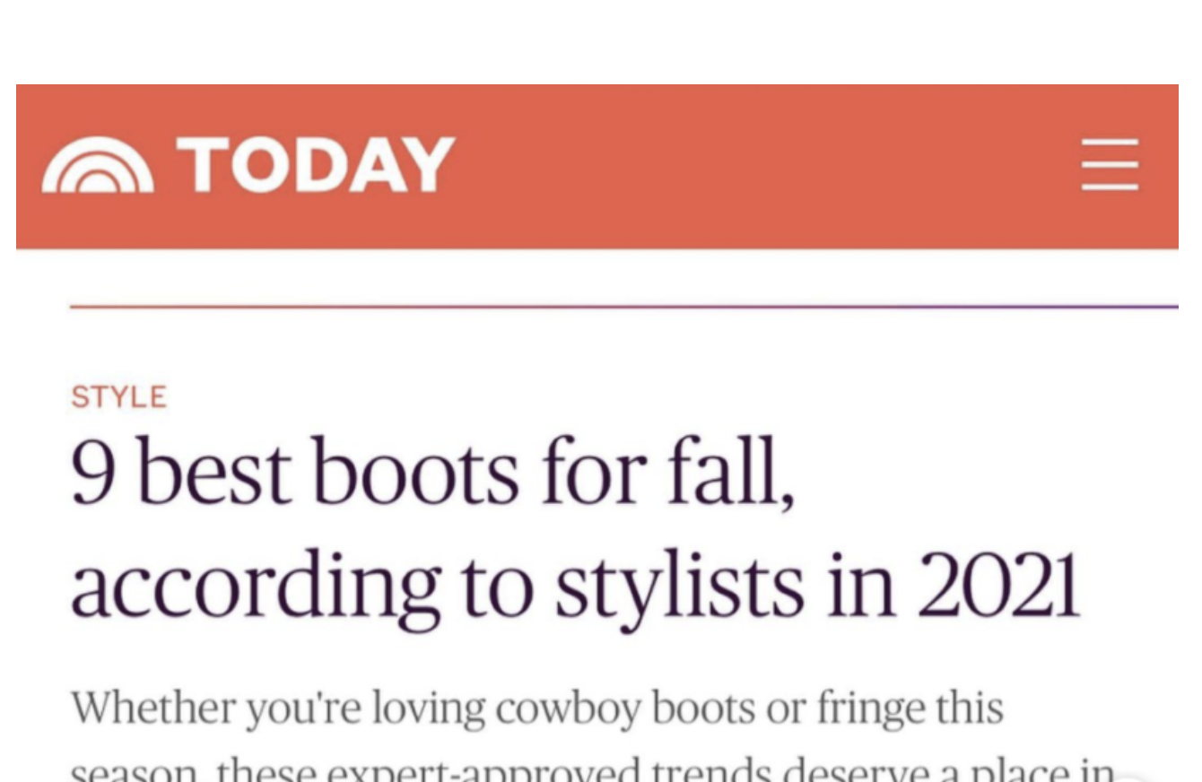 Fall Boot Trends Leena Alsulaiman Shares Her Tips on TODAY Magnolia PR