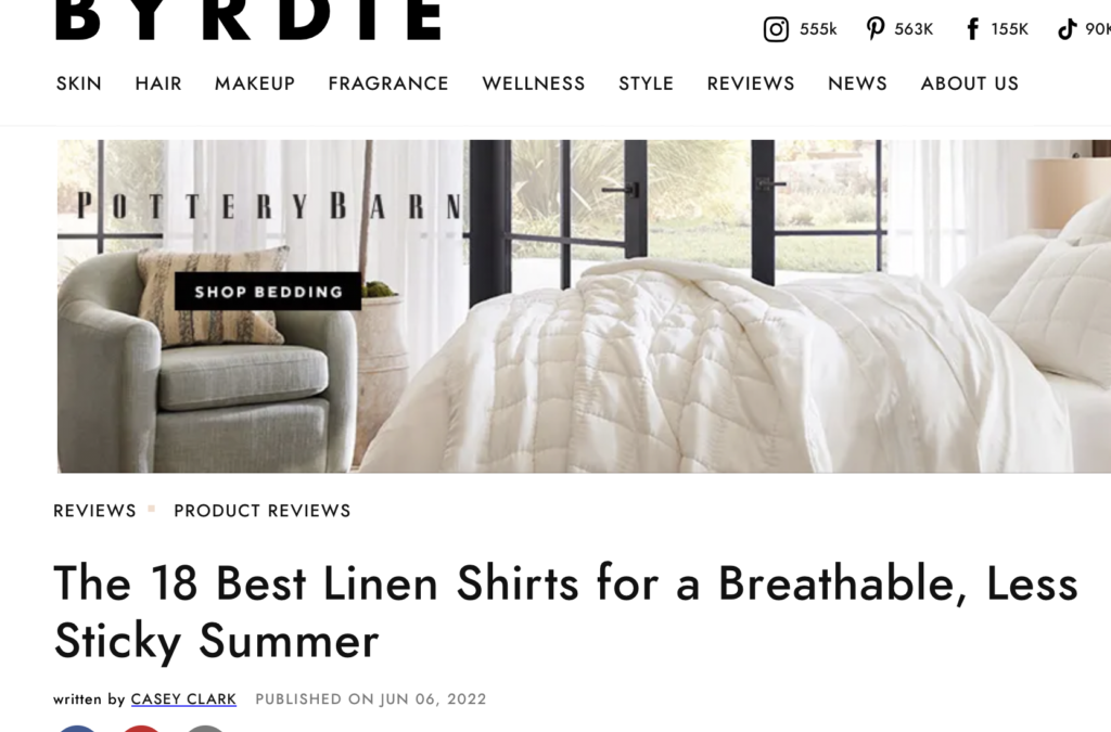 Best Linen Shirts for Summer: Style Expert Leena Alsulaiman in Byrdie