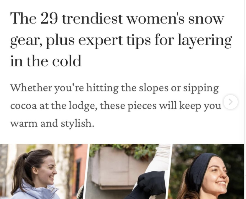 Snowy Weather Style: Press on Today