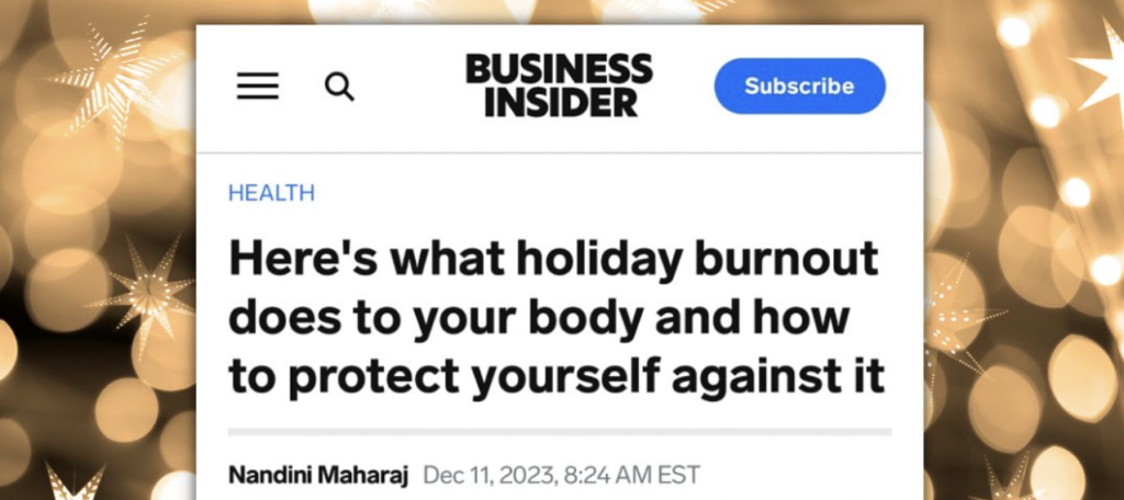 How To Handle Holiday Burnout: Parenting Pathfinders in Business Insider