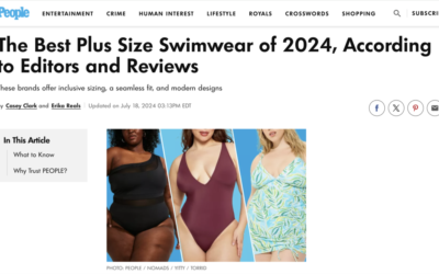 Press in People: Plus Size Swimwear Recommendations from Style Expert Leena Alsulaiman