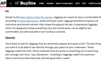 Best Leggings: New Expert Press on AP Buyline