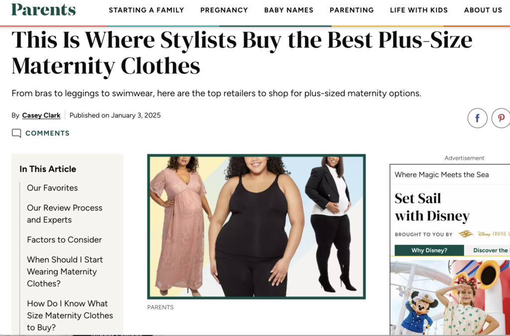 Stylish, Size-Inclusive Maternity Fashion Picks: Expert Press in Parents