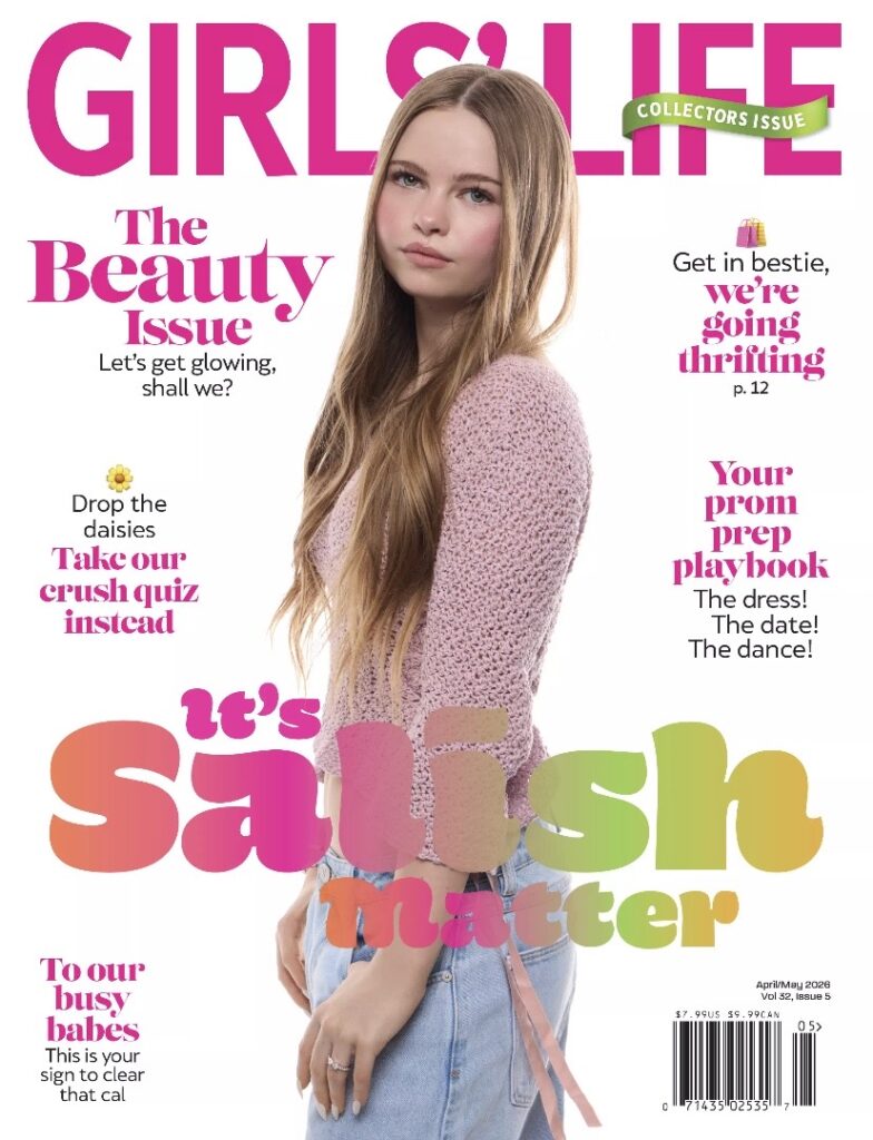 Girls' Life Magazine cover with Salish Matter